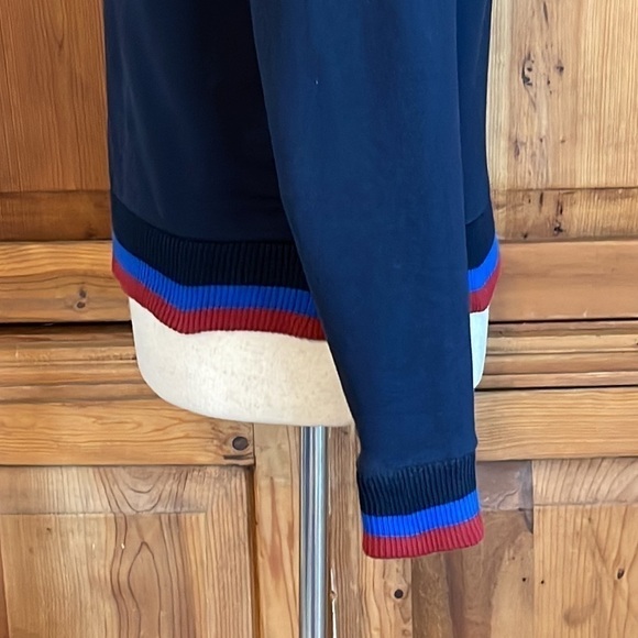 J. CREW Navy Blue Cotton Quarter Zip Pull Over Sweatshirt Sz. XS - Picture 10 of 16